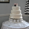 Lilies Pearls Wedding Cakes 6 image