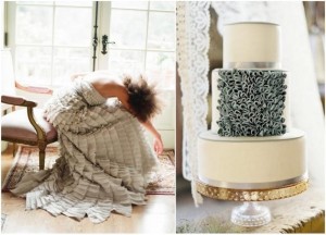 Wedding ruffle mood board