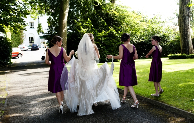 purple bridesmaid dresses