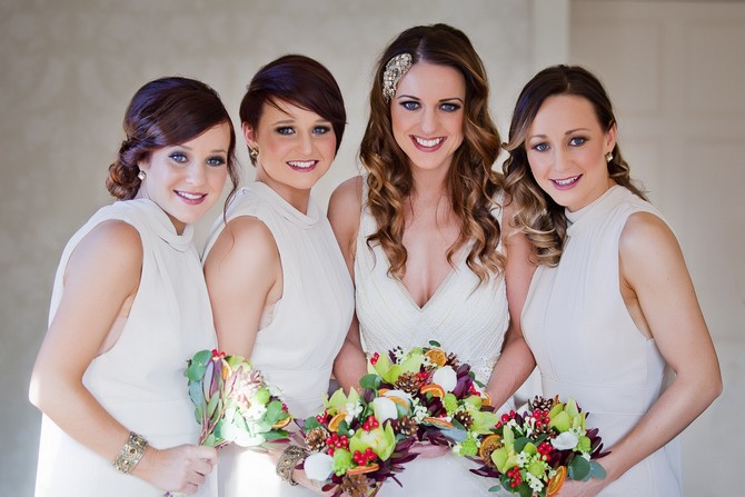 off white bridesmaids dresses vintage style
