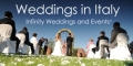 Advertisement for infinity weddings