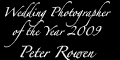 Advertisement for Peter Rowen Weddings