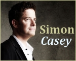 Advertisement for Simon Casey & Live Band