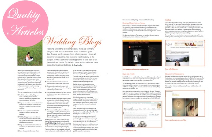 irish wedding magazine