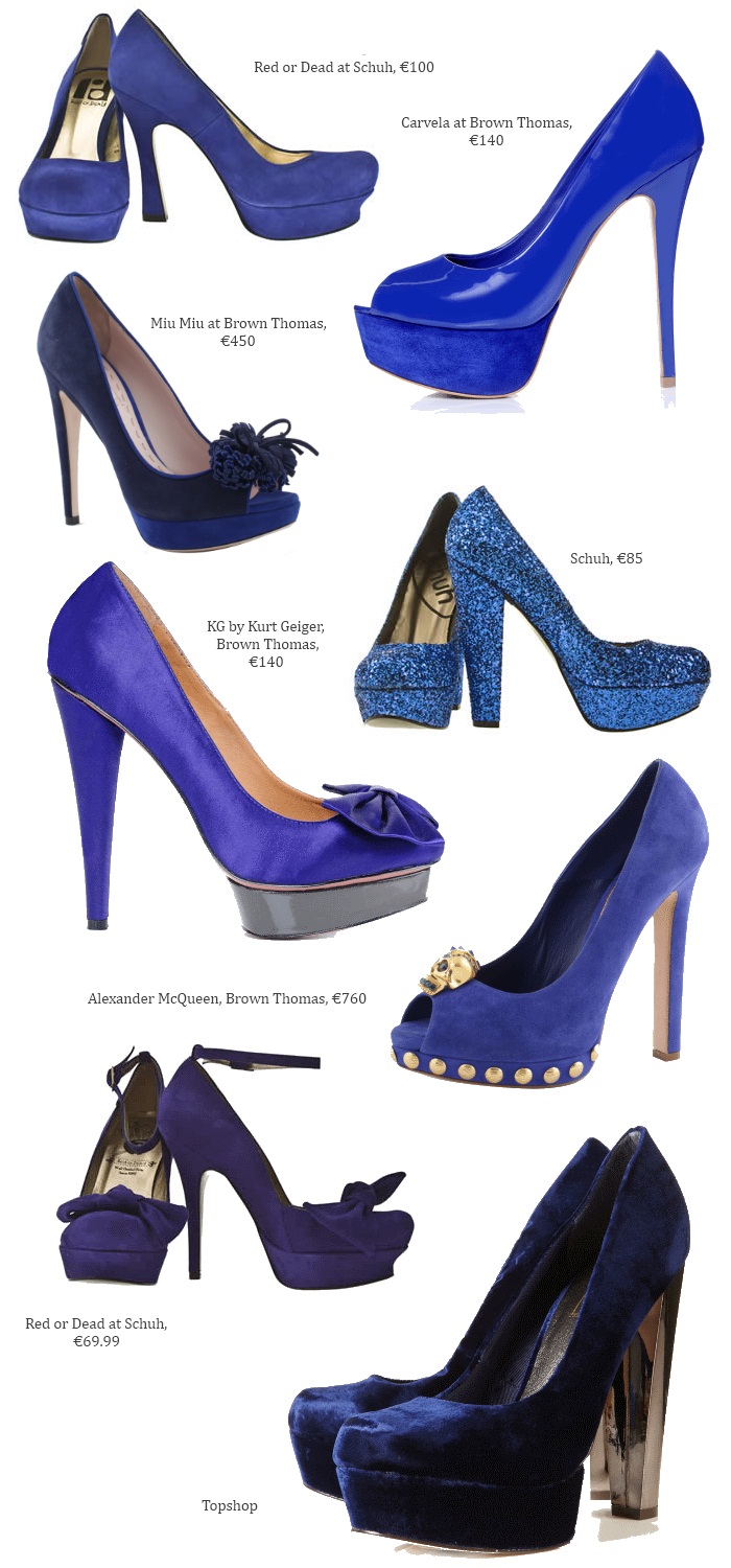 blue wedding shoes