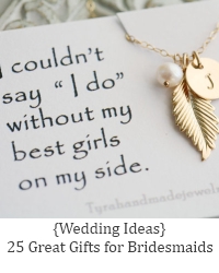 bridesmaid gift button