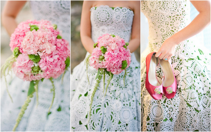 crochet wedding dress