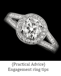 engagement ring tips for shopping