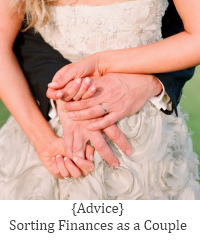 couple financial advice wedding