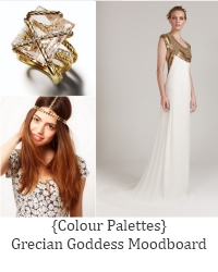 grecian goddess wedding button