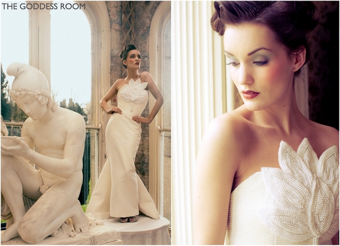 the goddess room bridal image