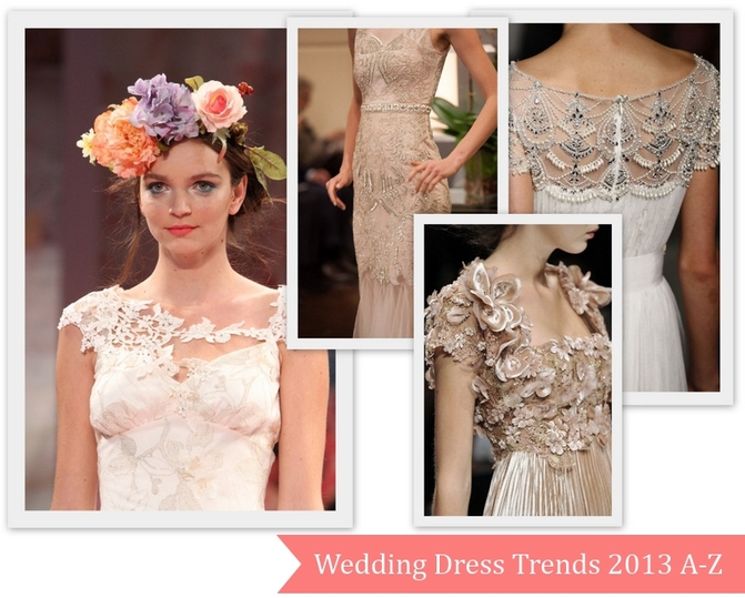 a-z wedding dress trends 2013 image