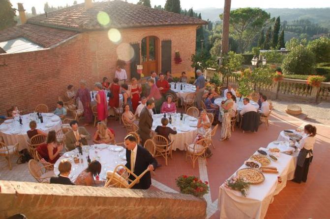 wedding in tuscany image