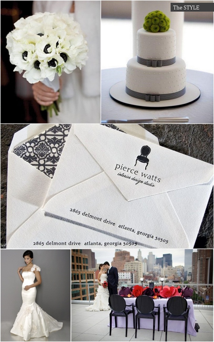 modern minimal wedding style