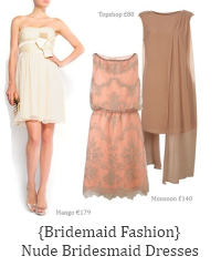 cream bridesmaid dresses