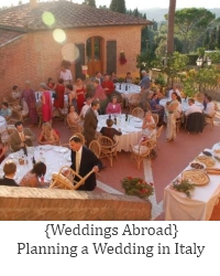 planning a wedding in italy