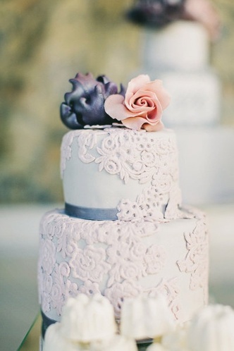 lace wedding cake icing 