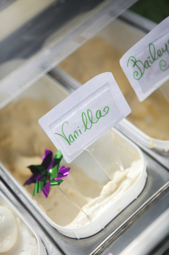 wedding food ice cream cart real 