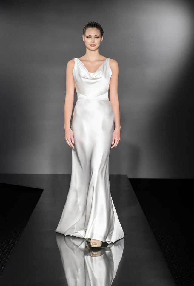 suzanne neville wedding dress catwalk