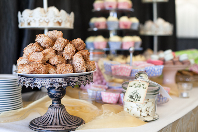 wedding dessert table