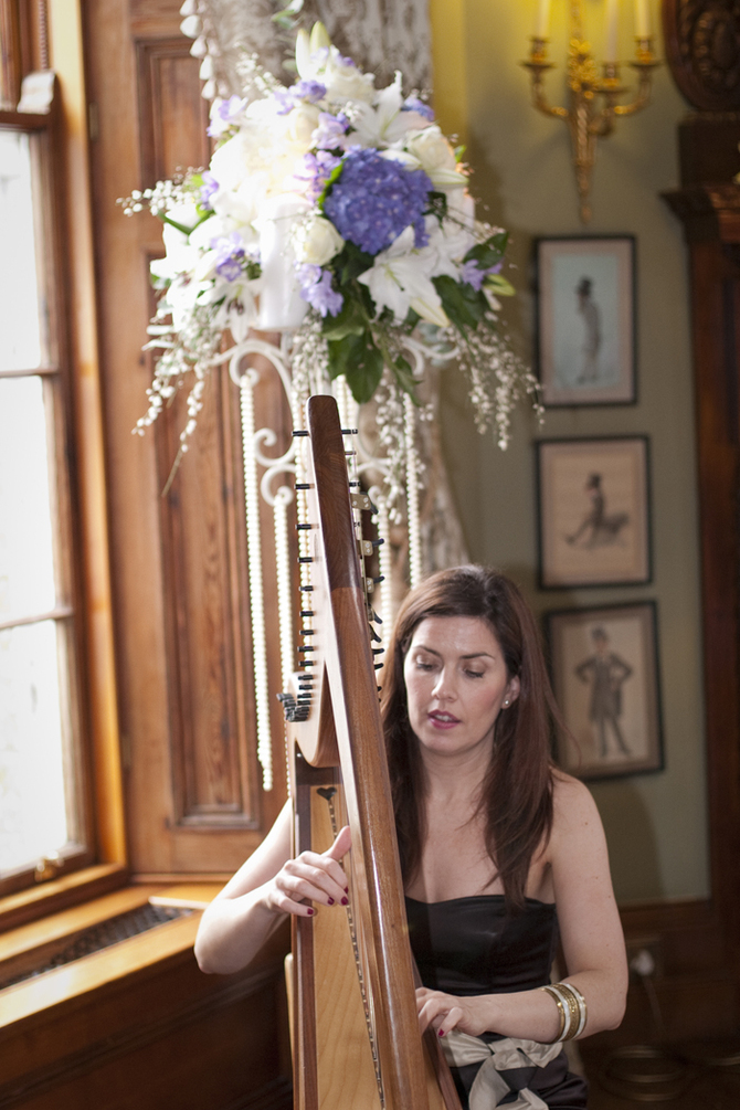 wedding harpist ceremony