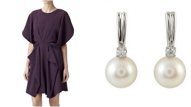 bridesmaid dress purple 