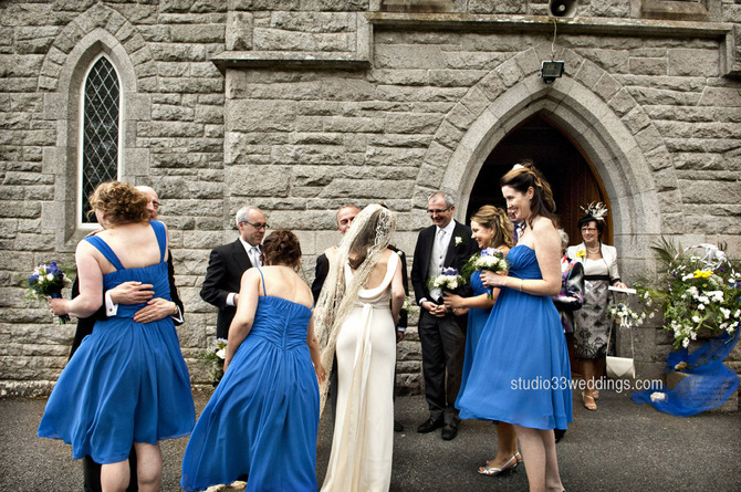 blue bridesmaids dresses