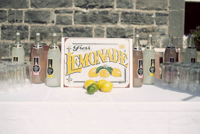 lemonade station wedding