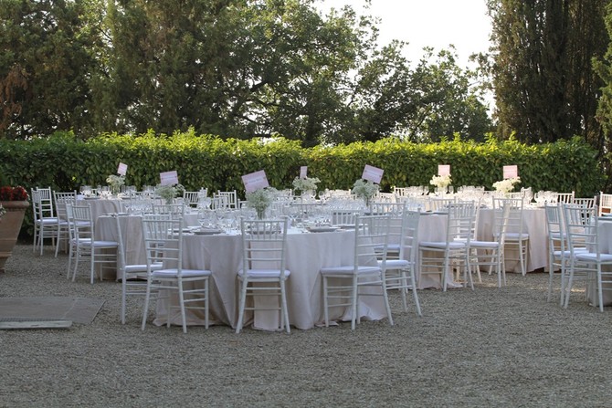 outdoor wedding ceremony decor