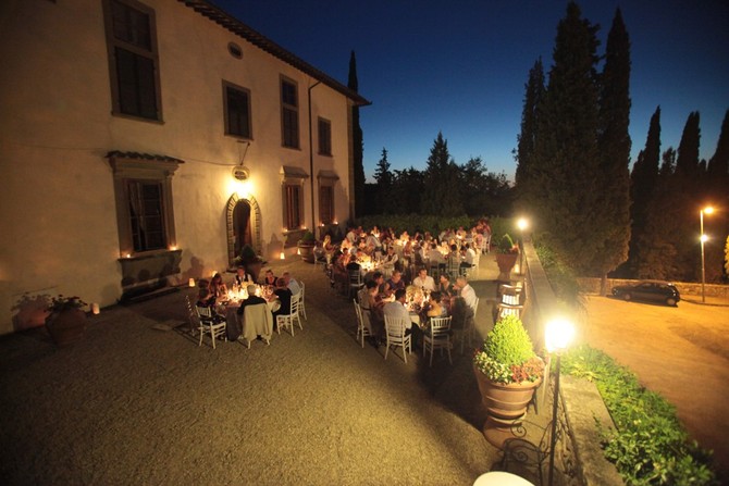 wedding reception outdoor italy