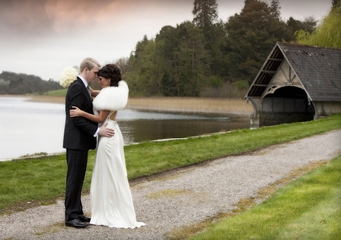 real wedding in irish castle