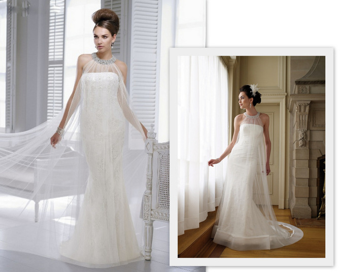 full length bridal cape ronald joyce