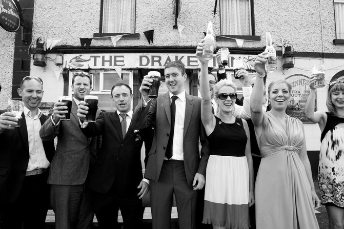 irish wedding pub