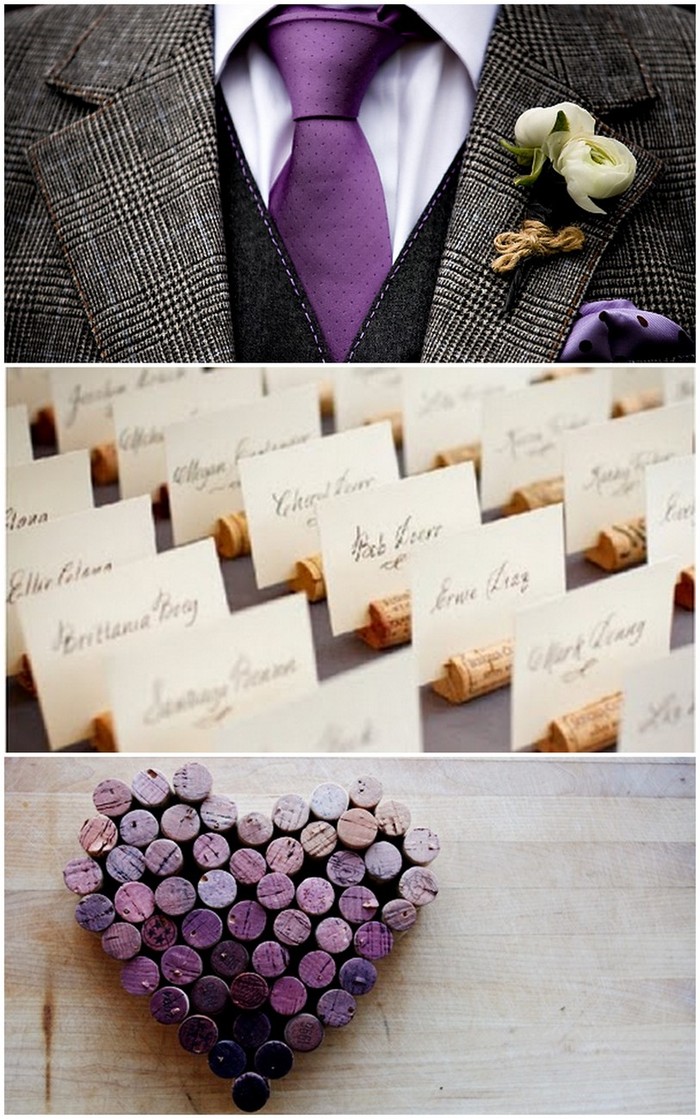 purple colour palette wedding