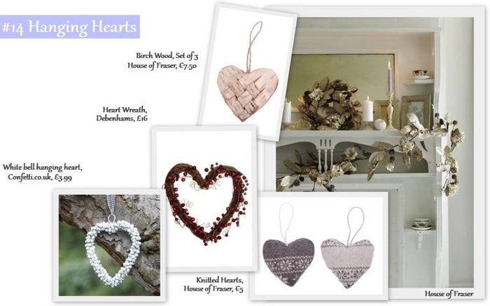 handing hearts wedding decor