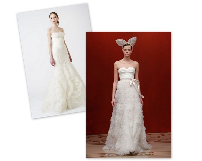 oscar inspired bridal dresses