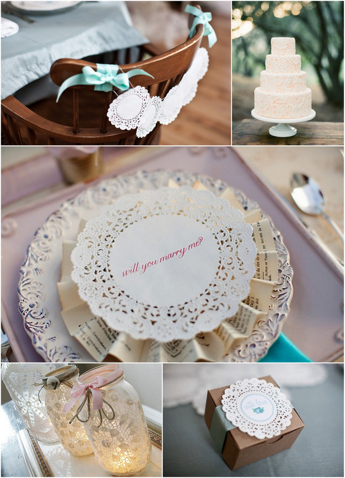 doily crochet wedding inspiration