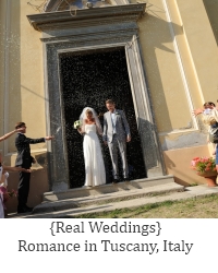 real wedding tuscany